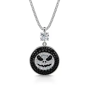 Wholesale OEM/ODM Custom Jewelry Gifts Pumpkin King Skull personalized Design Pendant Halloween Necklace