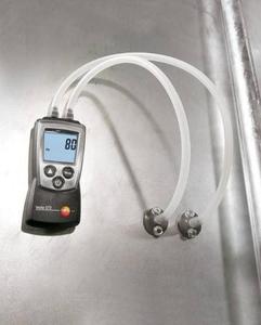 Manomètre différentiel numérique Testo 510 avec compensation de température pour la mesure du débit d'air et de la pression statique dans les conduits HVAC - Product Image 6