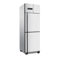 Congélateur commercial debout 2 portes 3 portes pour cuisine Réfrigérateur commercial Réfrigérateur Réfrigérateur