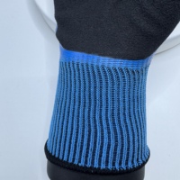 Gants de sécurité isolants 1000V en polyester tricoté 13 jauges, doublement enduits de latex moussé