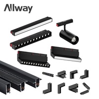 Iluminación Moderna para Interiores de Salas de Exhibición, 48V DC, Alto CRI 90, Garantía de 3 Años, Sistema de Iluminación LED Magnético Regulable de Aluminio