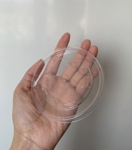 Couvre-gobelets jetables en plastique PP pour boissons, couvercles plats pour emballages de thé au lait et café à emporter - Product Image 5