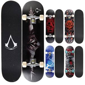 NQ SPORTS - Patineta de 4 <span class=keywords><strong>Ruedas</strong></span> con Control Remoto de Alta Velocidad, 31 Pulgadas, 7 Capas de Madera de Arce, <span class=keywords><strong>Longboard</strong></span> Completo - Product Image 2