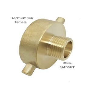 Adaptador de Latón de 3/4\" para Equipo Contra Incendios, de Hidrante a Manguera de <span class=keywords><strong>Jardín</strong></span> - Product Image 1