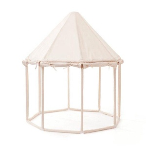 Tente de jeu pour enfants en toile de coton, <span class=keywords><strong>château</strong></span> de princesse d'intérieur, fabricant OEM de haute qualité - Product Image 2