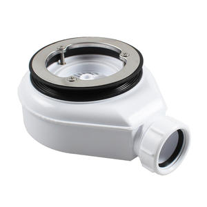 Desagüe de <span class=keywords><strong>ducha</strong></span> de 110mm, escurridor de <span class=keywords><strong>plato</strong></span> de <span class=keywords><strong>ducha</strong></span> de plástico para baño blanco con colector de pelo - Product Image 5