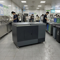 Machine à Compostage Électrique Industrielle Durable pour Déchets Alimentaires, Sans Odeur, en Acier Inoxydable, pour Usage Commercial
