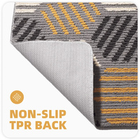 Tapis de porte d'intérieur lavable tapis de porte d'entrée tapis de porte d'entrée antidérapant absorbant l'eau paillasson pour chiens