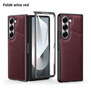 ที่ใส่บัตรรุ่นใหม่ของ Huanmin สำหรับ Samsung ZFold6/5/4/3/ ลด 80% สำหรับหน้าจอพับได้ รองรับการชาร์จไร้สาย เคสป้องกัน - Product Image 5