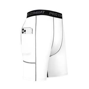 Pantalon de sport respirant personnalisable, extensible, pour l'entraînement en extérieur, avec poche, séchage rapide, sous-vêtement pour homme - Product Image 5