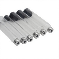Cartouche en verre stérile de 3 ml, emballée individuellement, flacon pharmaceutique avec bouchon en aluminium et bouchon en caoutchouc pour l'emballage de liquides
