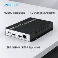 Encodeur vidéo HDMI Unisheen BM1660H-Pro H.265 4K 2160P30 Ultra HD avec sortie HDMI en boucle pour la diffusion en direct sur YouTube et Facebook