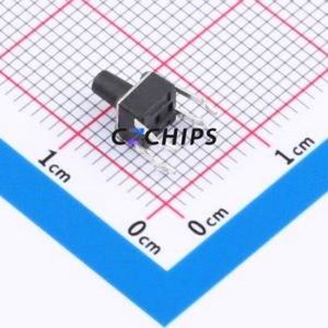 K2-1109DP-G4SW-01 Tactile Switch Through hole-4P,4.5x4.5mm Switch Single Pole Single Throw Round Button 2.5N Through Hole - Product Image 2