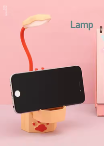 Lampe de bureau LED mignonne de dessin animé pour enfants, rechargeable par USB, protection des yeux, lumière de table à commande tactile, cadeau pour étudiant, lecture nocturne - Product Image 6