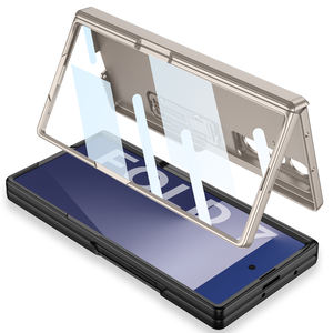 Funda para teléfono GKK Z Fold 5 Fold 6 7 con cristal frontal y protección de bisagra magnética para Samsung Galaxy Z Fold 7 6 5 4 con soporte - Product Image 4