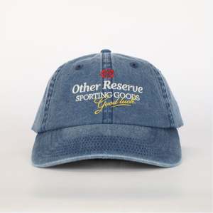 Gorra de béisbol Vintage de 6 paneles, sombrero deportivo informal para exteriores con ala curva y patrón de letras bordadas de dos tonos, tela común - Product Image 2