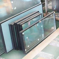 Vidrio de ventana grande de fábrica de China, Unidad de vidrio de doble aislamiento hueco, panel de vidrio de acristalamiento aislado de argón