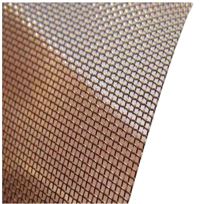 Crimped Woven Messing Phosphor Bronze Kupferdraht Stoff Mesh Edelstahl Draht geflecht/Netz