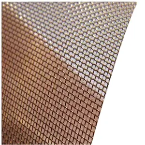 Crimped Woven Messing Phosphor Bronze Kupferdraht Stoff Mesh Edelstahl Draht geflecht/Netz