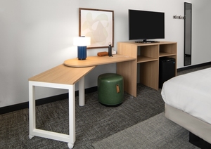 Proveedor de Muebles para Hoteles OEM, Muebles de Lujo para Habitaciones de Huéspedes para Spark by <span class=keywords><strong>Hilton</strong></span> y Proyectos Hoteleros Internacionales - Product Image 5