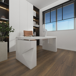 Carreaux de planche de bois en porcelaine brune Avila 200x1200mm pour sols et murs en satin et carreaux de surface mats rustiques par Novac Ceramic - Product Image 3