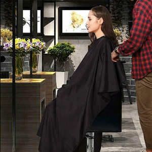 Bata de peluquería profesional, capa de corte de pelo sin mangas con cierre ajustable, 140x160 - Product Image 5