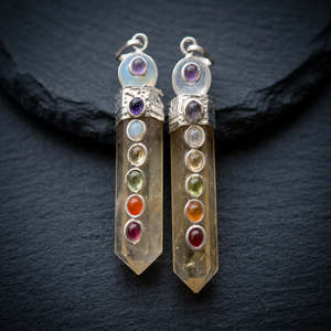 Colgante de Cabujón Hexagonal de Aventurina Amarilla, Gema Natural, Cristal de Chakra para Sanación, Colgantes y Amuletos de Moda Hechos a Mano y Ecológicos - Product Image 1