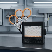 Medidor de Panel Trifásico Ethernet MEATROL 96*96mm, Modbus TCP, Analizador de Consumo de Energía, Analizador de Calidad de Energía ME537
