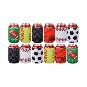 Manchons isothermes imperméables en néoprène personnalisés pour canettes de bière de 12 oz avec logo sur mesure - Product Image 1