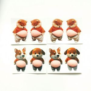 Jouet anti-stress à presser en forme de chien mignon, autocollant 3D amusant pour jeunes, à remontée lente, pour soulager l'anxiété – Vente chaude - Product Image 2