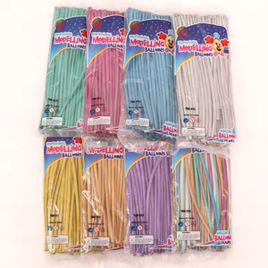 Usine en gros <span class=keywords><strong>pas</strong></span> <span class=keywords><strong>cher</strong></span> enfants fête <span class=keywords><strong>d</strong></span>écoration faveur métal couleur Latex hélium longs ballons pour <span class=keywords><strong>anniversaire</strong></span> - Product Image 3