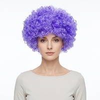 Perruque synthétique courte bouclée douce et moelleuse pour femmes, postiche naturel pour un usage quotidien et pour le cosplay