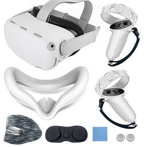 VR Silicone Face Cover VR Shell Touch Controller Grip Cover 7 in 1 Silicone Cover Set for <strong>Meta</strong>/Oculus <strong>Quest</strong> <strong>2</strong> <strong>Accessories</strong> - Product Image 2