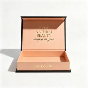 Boîte cadeau magnétique pliable personnalisée CRD pour savon, boîte en papier rigide avec couvercle magnétique et fenêtre pour l'affichage des produits de soin de la peau - Product Image 3