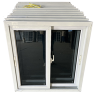 Fenêtre coulissante Upvc Fenêtre à cadre profilé en plastique PVC Fenêtre en verre teinté résistant aux ouragans Fenêtres à percussion