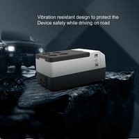 Réfrigérateur portable solaire DC 15L 12/24V 45W, mini glacière pour le camping en plein air, glacière 12v