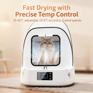 Asciugatore <span class=keywords><strong>per</strong></span> Animali Domestici Pieghevole Intelligente con Sterilizzazione all'Ozono e Asciugatura Rapida <span class=keywords><strong>per</strong></span> Cani e <span class=keywords><strong>Gatti</strong></span> - Product Image 4
