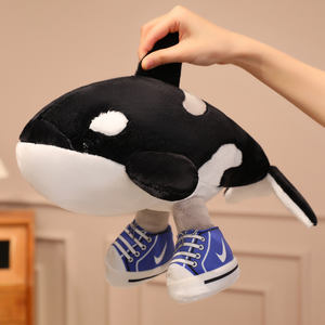 Benutzer definierte italienische Brain rot Shark Charakter Plüsch tier Italienische Brain rot Tralalero Tralala Plüsch tier Benutzer definierte Anime Plüsch tier - Product Image 4