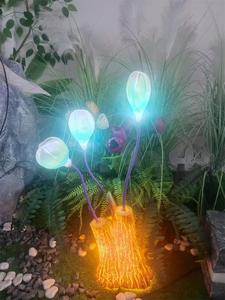 Avatar rừng cảnh quan hoa đèn sợi thủy tinh hoa điêu khắc ngoài trời trong nhà vườn ánh sáng cho lễ hội Giáng sinh lễ kỷ niệm - Product Image 4