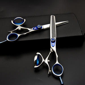 Tijeras de Peluquería Dolans 440C de Acero Inoxidable, Tijeras de Entresacar para Diestros, Herramientas Profesionales de Barbería, Color Plateado - Product Image 2