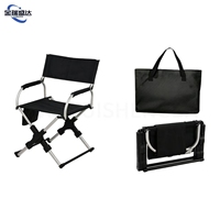 Chaise de Réalisateur Pliante de Luxe Jinruishengda en Alliage d'Aluminium, Mobilier d'Extérieur Portable, Chaise de Camping en Tissu Oxford pour la Pêche