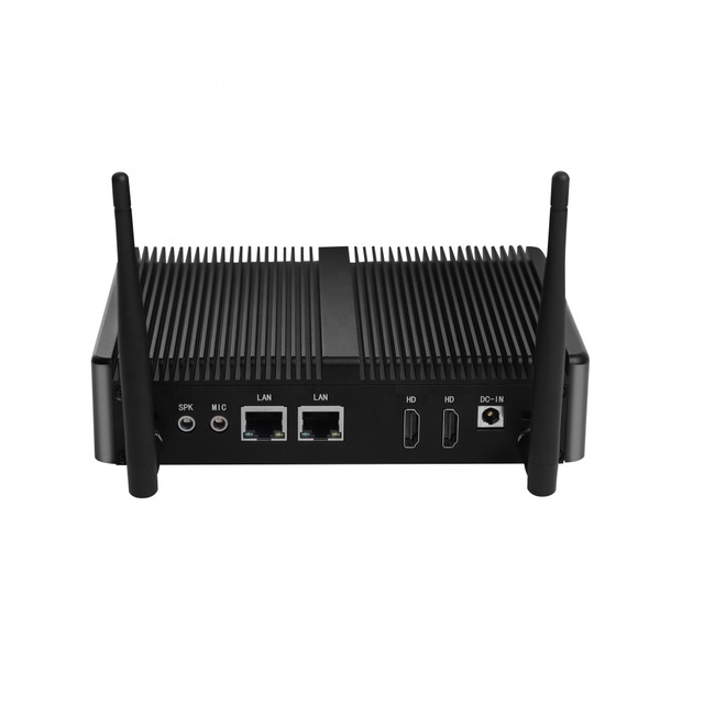 M3 2Realtek 8111H Lan N100 J6413 Fanless Desktop Server Mini PC 4Core WES Ubuntu Mikrotik Computadora Embedded Computer VESA
