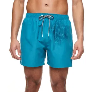 Custom Color Changing Printing Polyester Shorts Pour Hommes Swim Trunks Water Reactive Mens Swimming Shorts With Mesh Liner