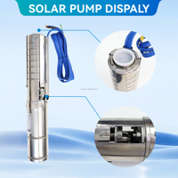 VEICHI Fabrik preis Gleichstrom betriebene 2 PS 60m Kopf Bomba De Agua Mppt Controller Tauch brunnen Solar wasserpumpe für die Landwirtschaft