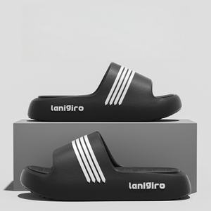 Indoor Flip Flops Slippers-Eco Friendly Knit Upper Cartoon Anti-Slip Anti-Odor Durable Lightweight All Seasons Home Slippers - Product Image 5