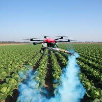 Drone pulvérisateur thermique télécommandé pour usage agricole, lutte commerciale contre les moustiques, arbres fruitiers, canne à sucre, garantie 3 ans