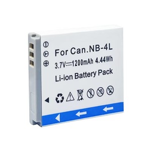 แบตเตอรี่กล้อง NB-4L 1200mAh สำหรับ Canon IXUS 60 70 80 CE ได้รับการรับรองมาตรฐาน RoHS ขายส่งจำนวนมาก ความจุสูง เซลล์ 0-Cycle - Product Image 2