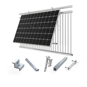 Harga grosir dapat disesuaikan balkon Solar Racking balkon Solar Mount Panel surya Bracket pemasangan balkon