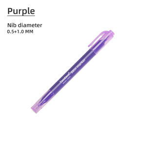 Marqueurs professionnels pour pochoirs de <span class=keywords><strong>tatouage</strong></span> 0,5 mm 1 mm avec encre effaçable à sec et à l'eau, double pointe, brosse pour les orteils - Product Image 1