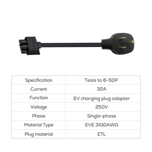 Adaptateur NTO NEMA 6-50 32A pour chargeur mobile portable <span class=keywords><strong>Tesla</strong></span> Gen 2 EV en état neuf pour <span class=keywords><strong>Tesla</strong></span> Nacs Model S,3,X,Y - Product Image 6